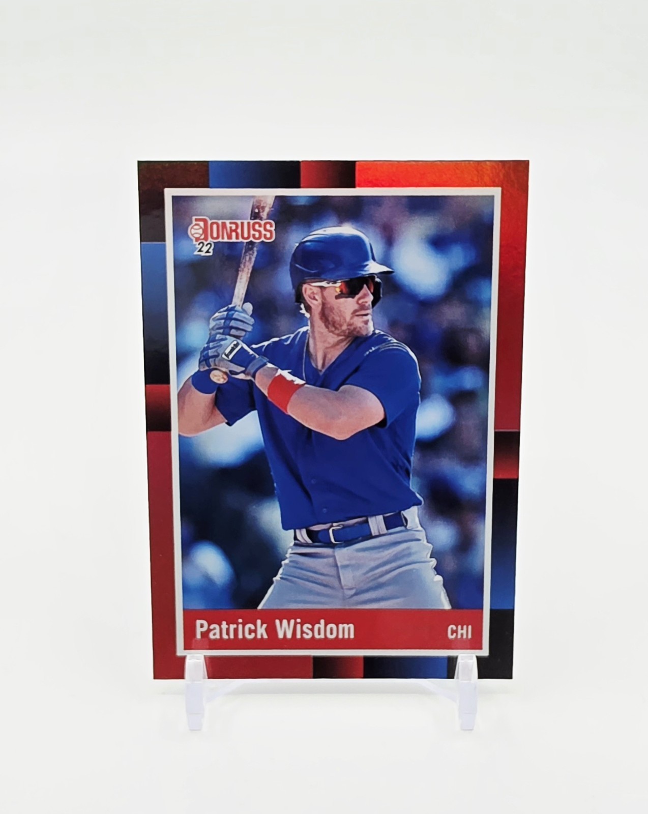 2022 Panini Donruss Patrick Wisdom 1988 Retro Red Foil No. 273