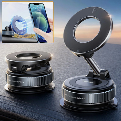 Magnetische Handyhalter Universal KFZ Vacuum Suction Handyhalterung 360° Drehbar