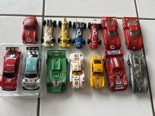 Lot de 14 superbes voitures Jouef circuit électrique Porsche Ferrari