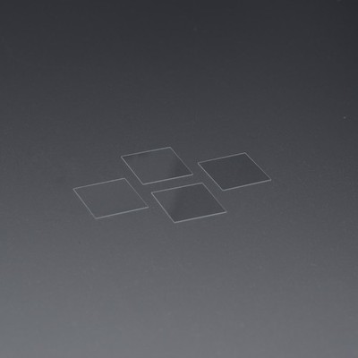 1pc 10x10x0.1mm Ultra-thin Sapphire Glass Sheet Blank Optical Glass Substrate