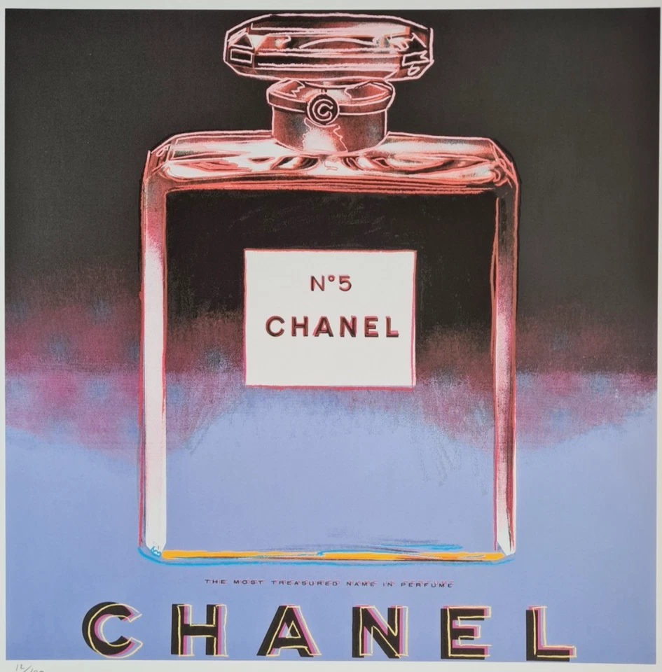 ANDY WARHOL * Chanel No.5 * 57 x 38 cm * signed lithograph * limited # 12/100 - Bild 2 von 4