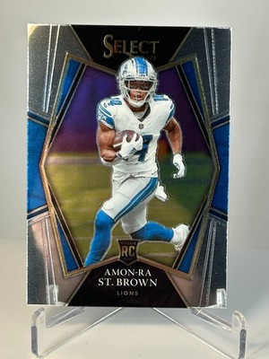 2021 Panini Select - Premier Level Amon-Ra St. Brown #173 (RC)