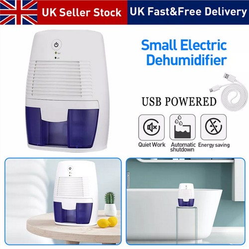 500ml Mini Dehumidifier Portable for Damp Mould Condensation Moisture in Home - Picture 2 of 16