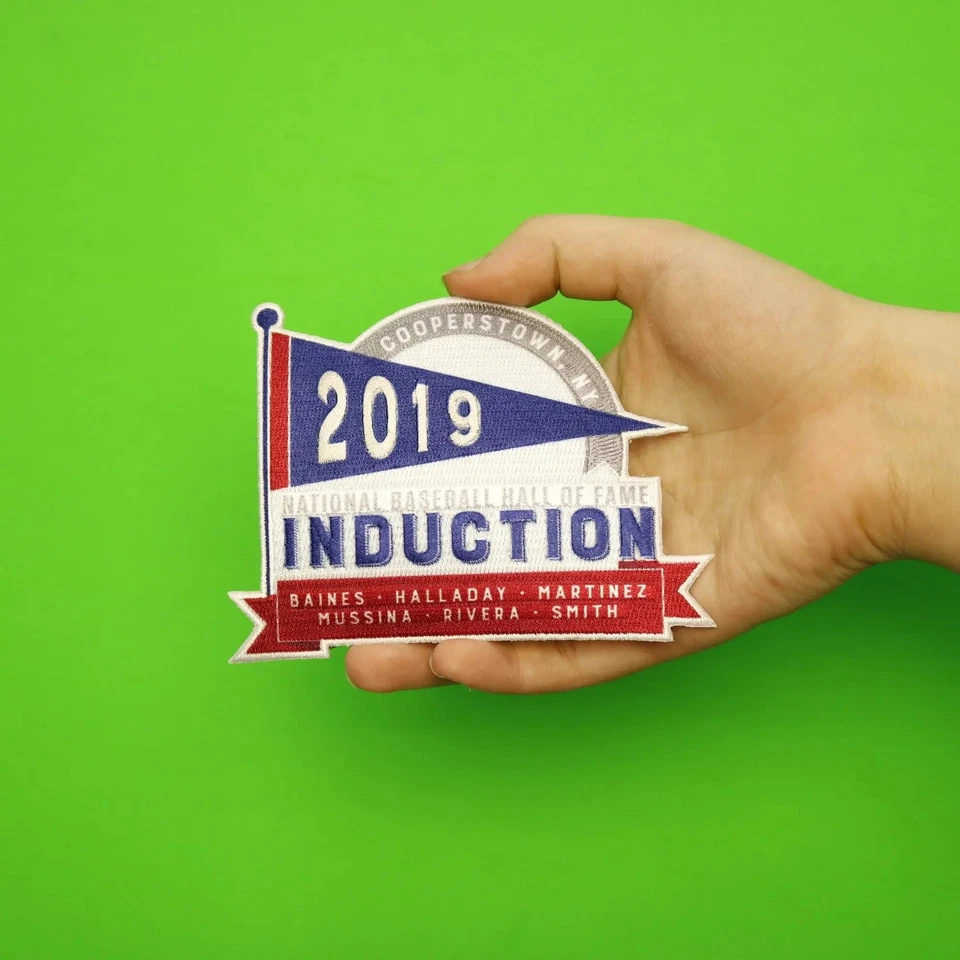 Parche Salón de la Fama Nacional del Béisbol 2019 MLB Mariano Rivera Martínez Mussina Foto 2 de 2