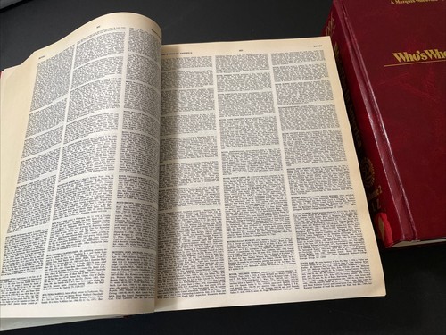 WHO'S WHO IN AMERICA 1899-1996, 50th edition Marquis Volume 1,2 - Picture 10 of 15