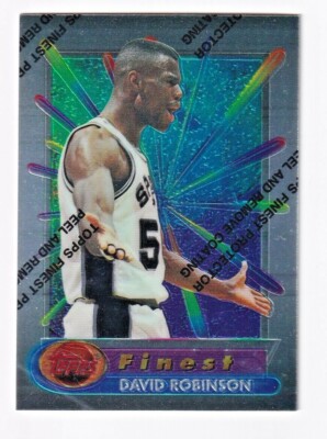 David Robinson 1995-96 Topps Finest NBA Basketball Card #180 | eBay