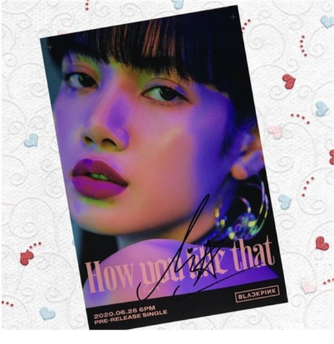 BLACKPINK BORN PINK Autographed Photo 6'' Autographs LISA Jennie ROSE Jisoo Gift - Picture 9 of 20