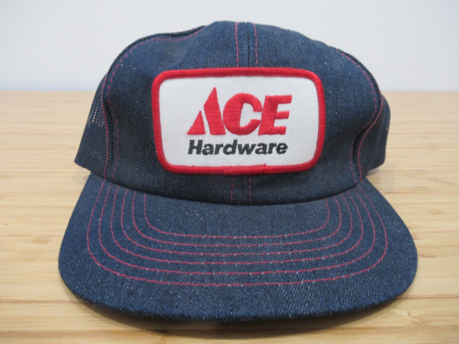 ACE HARDWARE Blue Denim LARGE PATCH Snapback Truc… - image 1
