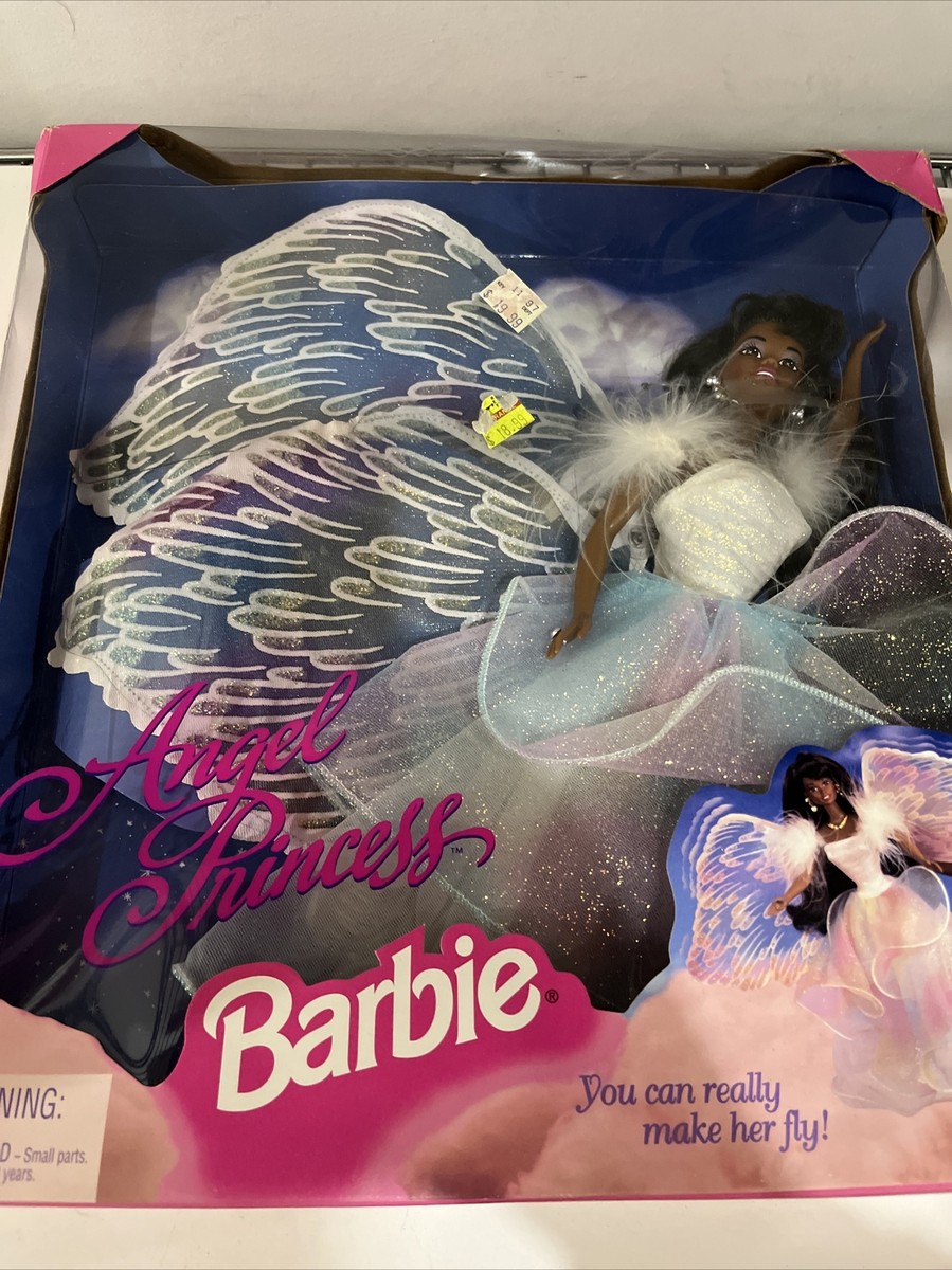 1996 Barbie Angel Princess African American Black Doll, Make Her