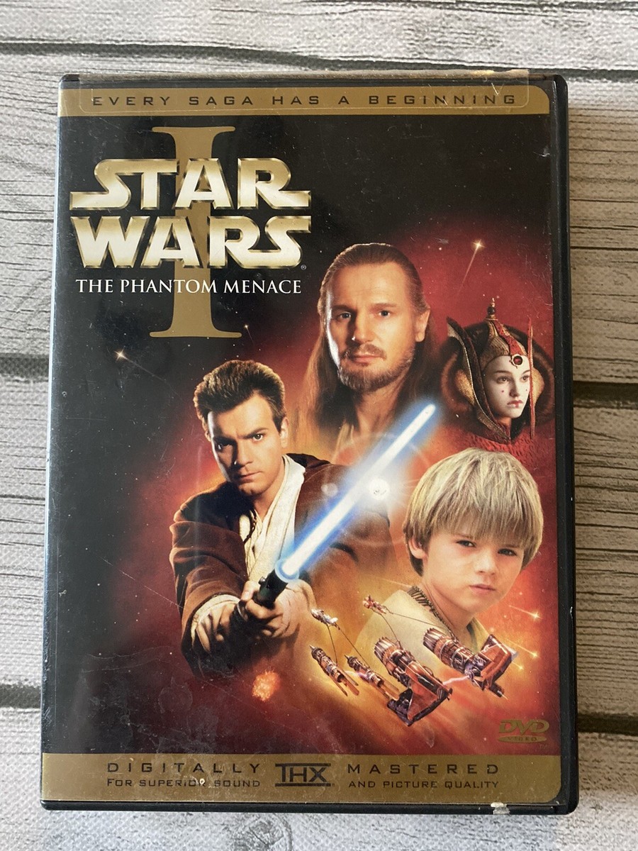 Star Wars 1 The Phantom Menace DVD - Digitally Mastered THX