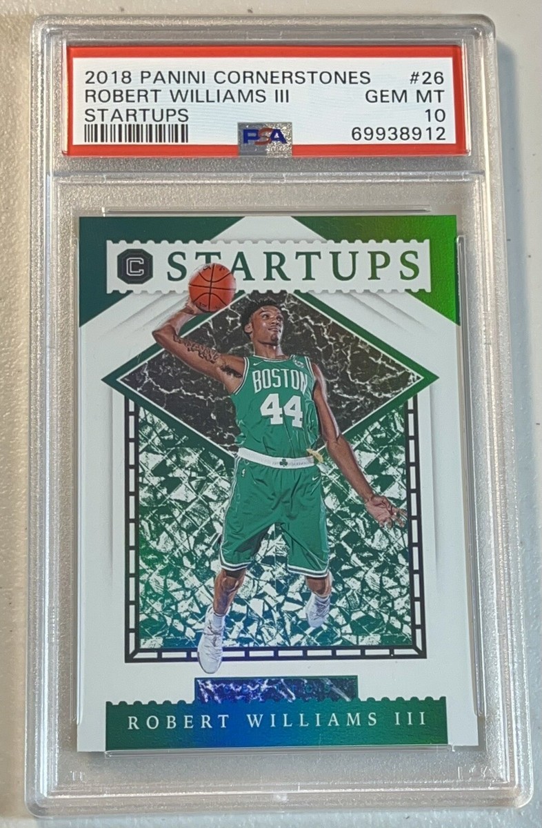 Robert Rob Williams Pop 1 2018-19 Panini Cornerstones Startups PSA