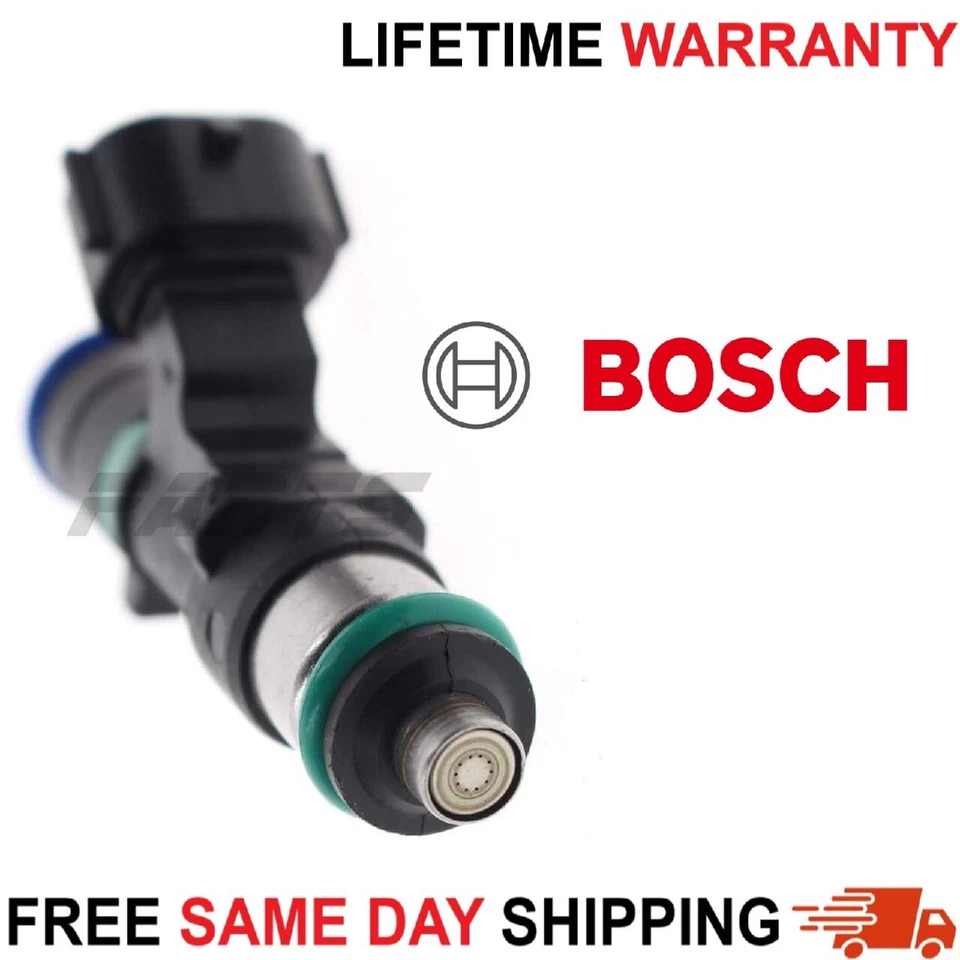 Juego de 4 inyectores de combustible originales Bosch para Nissan Sentra 2007-2012 2,5 L Foto 2 de 4