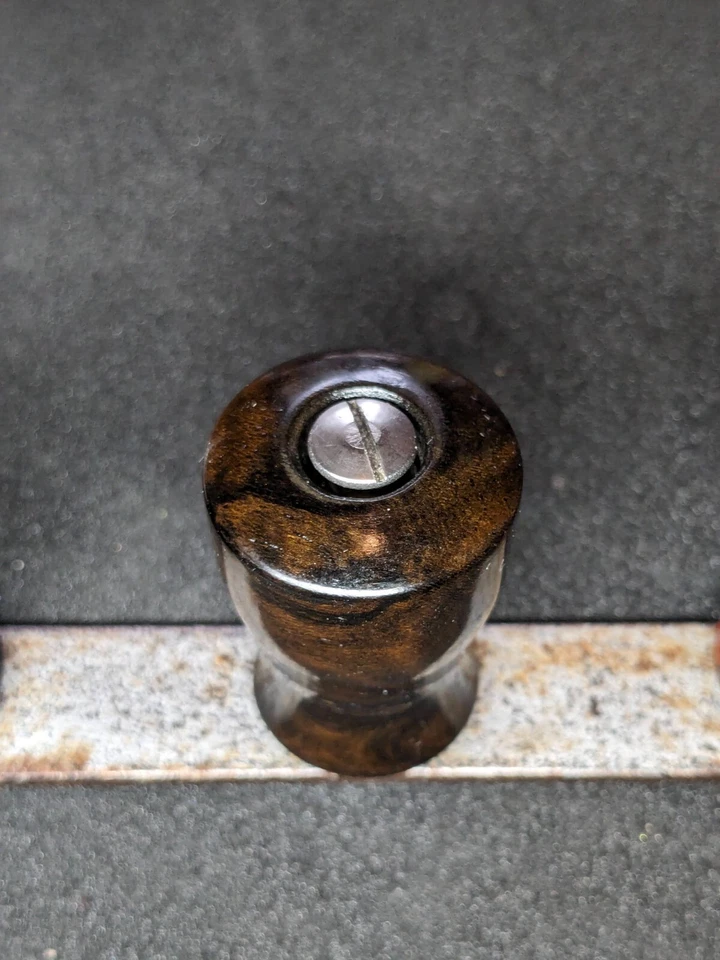 Ziricote wood Fishing reel knob for Shimano Stella - Pomello mulinello pesca - Immagine 3 di 4