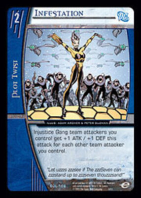 VS System: Infestation - Foil [Played] DC Justice League of America TCG CCG Clas