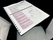 Juki MO-50e 51e Sewing Machine Printed Manual User Guide Instructions Coil Bound