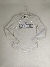Penn State Nittany Lions Sweatshirt Adult Small Gray Hooded Long Sleeve Champion