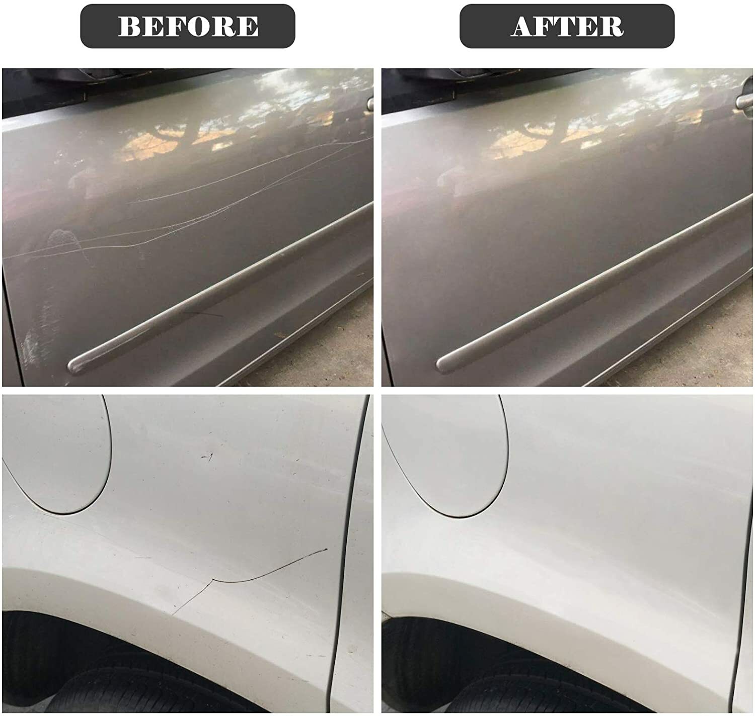 8PCS Nano Magic Cloth Scratch Remover Car Paint Cleaning Repair Rust Polish