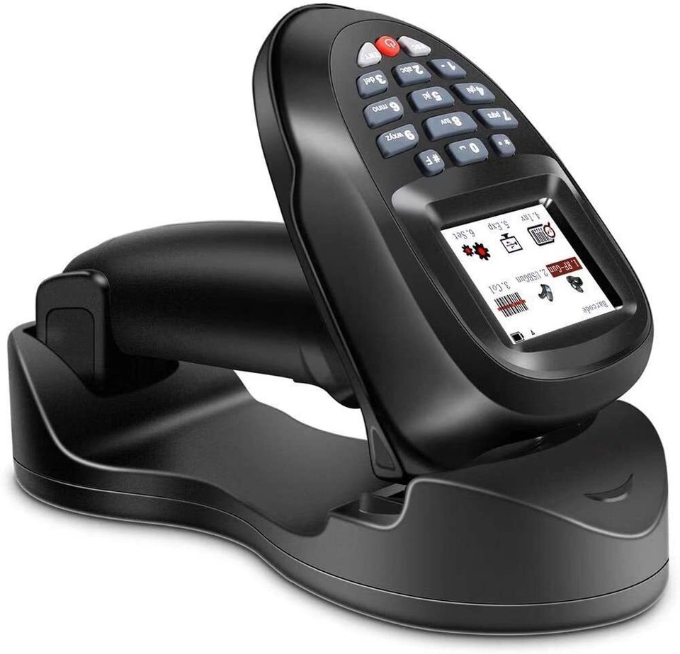 TroheStar 433Mhz Wireless Barcode Scanner, USB Barcode Scanner Handheld