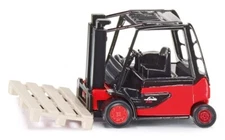 Siku 1311 Linde E35 Forklift & Pallet 1/50 Die-cast MIB