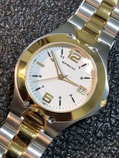 Epoch Stainless Steel Men s Silver & Gold Ton...