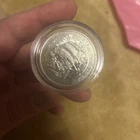 2013 CANADIAN WOOD BISON COIN -  1 OZ.  SILVER - $5 FIVE DOLLAR NO MILK SPOTS