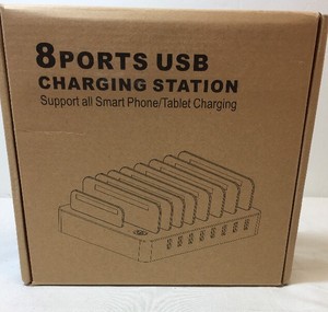 Juicy Power 7-Port Usb Charging Station Black 2.4A Output Every Port + Free 5-Pack 25 Cm (~10 In) Micro Usb Charging Cable (Avlt-Ch18-S1) (4712896220443)