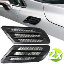 2x Car Bonnet Air Flow Intake Side Fender Vent Moulding Decor Trim Decoration 2x Car Bonnet Air Flow Intake Side Fender Vent Moulding Decor Trim Decoration