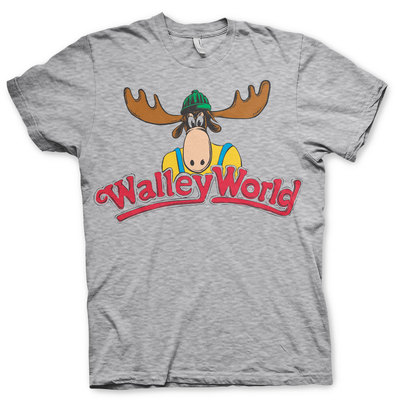 National Lampoon's Walley World Herren T-Shirt Heather Grey Baumwolle Rundhals