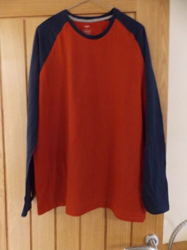 Mens M&S Loungewear Top Size L Red & Blue - Photo 1/3