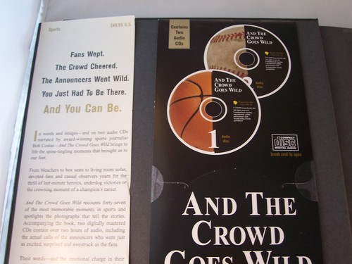 And The Crowd Goes Wild HC w/ DJ Book with 2 Audio CD's Hard Cover Dust Jacket - Picture 3 of 3
