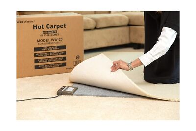 Hot Carpet Under Rug Radiant Floor Heater Electric Mat Electric Carpet Electr...