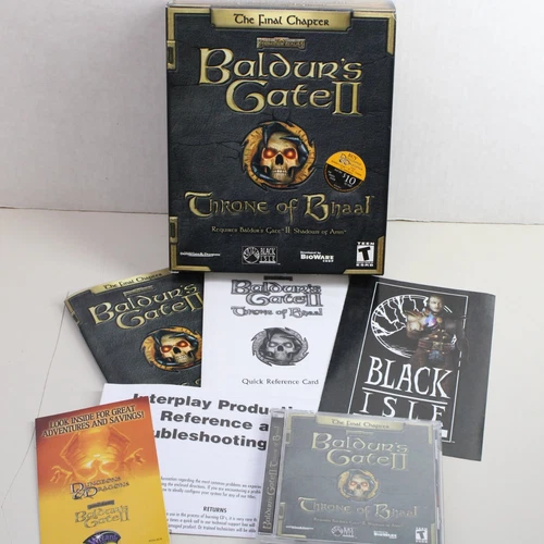 Baldur's Gate II Throne Of Bhaal Big Box PC Game Windows 95/98/2000/ME Complete