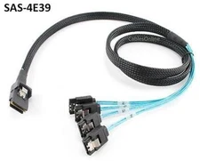3ft Internal Mini SAS (SFF-8087) M to 4x SATA 7-Pin F Forward Breakout Cable