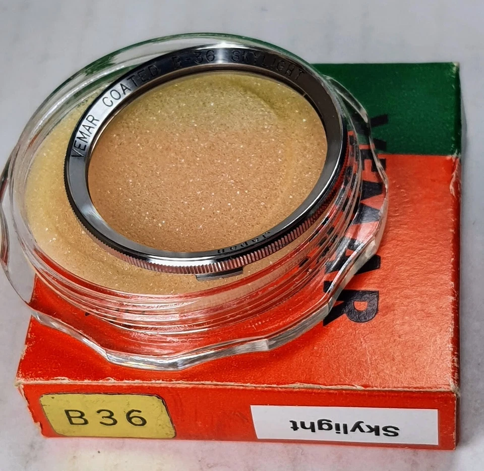 B-36 Bay II Skylight Glass Lens Filter Japan B 36 BAYONET For Rolleiflex Bay36 - Image 2 of 4