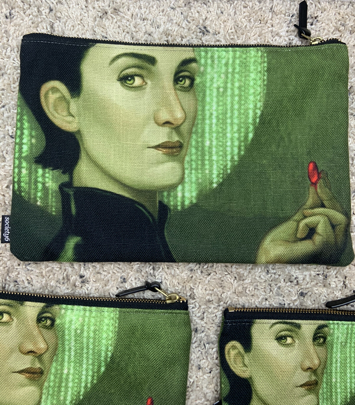 The Matrix Set Of 3 Travel pouches Gem