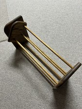 Wooden Adjustable Slider Rack Vinyl Album Holder CD DVD Storage