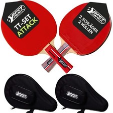 Best Sporting Racchette Tennis da Tavolo Set Attack I 2 Pipistrello Tt E 2