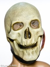 Skull Mask Trick Or Treat Original Antique Skull Full Head Latex Mask