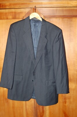 Hugo Boss - Herren Jacke, blau, Mod. Catania, Wolle Super 100s, Gr. 48, neuwertig