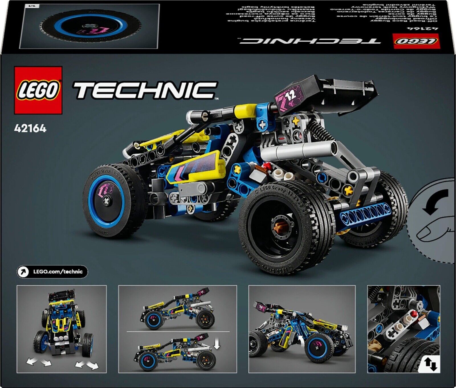 LEGO Technic Offroad Rennbuggy (42164) 219 St NEU OVP Kindertag Geschenk