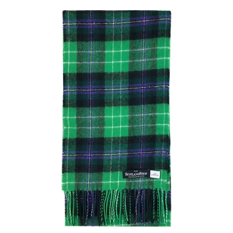 SCOTLANDSHOP Hibernian Football Club (Hibs FC) Official Tartan Scarf made in Scotland