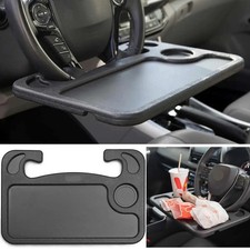 Multifunctional Car Steering Wheel Table Tray, Waterproof Portable for Black