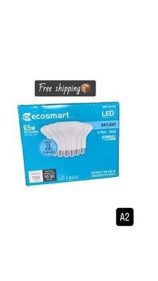 NeW-EcoSmart Dimmable LED Light Bulb Daylight 65-Watt Equivalent BR30 (6-Pack)