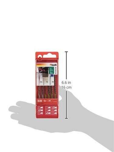 StichsäGebläTter Set 6-Tlg. Hcs/Bi-Metall Einnockenschaft FüR Holz/Metall Kwb-image
