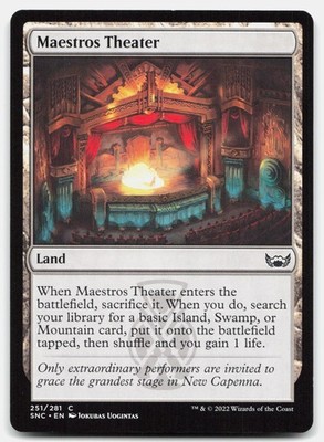 Maestros Theater Streets of New Capenna 251 Magic: The Gathering NM