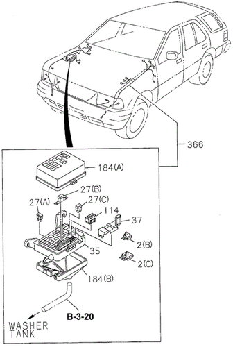 Genuine Honda Wire Harness Engine Room 8-97105-923-0 | eBay