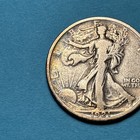 (1) Beautiful Toned Antique 1921-P Walking Liberty Half Dollar F/VF KEY DATE — photo 8
