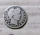 1909 P SILVER BARBER QUARTER
