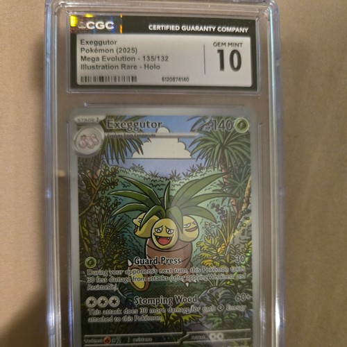 Exeggutor graded CGC 10 for sale on eBay
