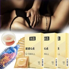 50PCS Small Size Tight Condoms Ultra Thin Latex Condom Men Products 45MM Spike